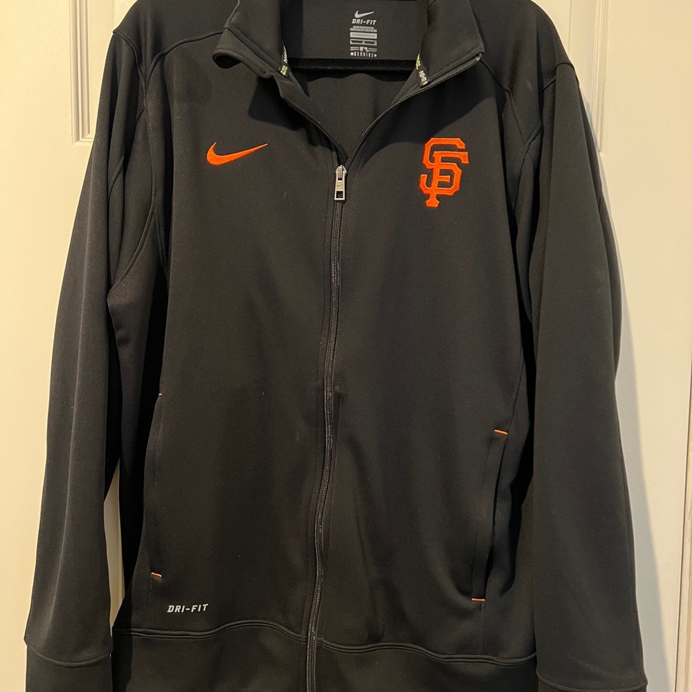 Nike Black and Orange Performance Jacket